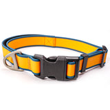 Active dog walking collar with comfortable neck fit