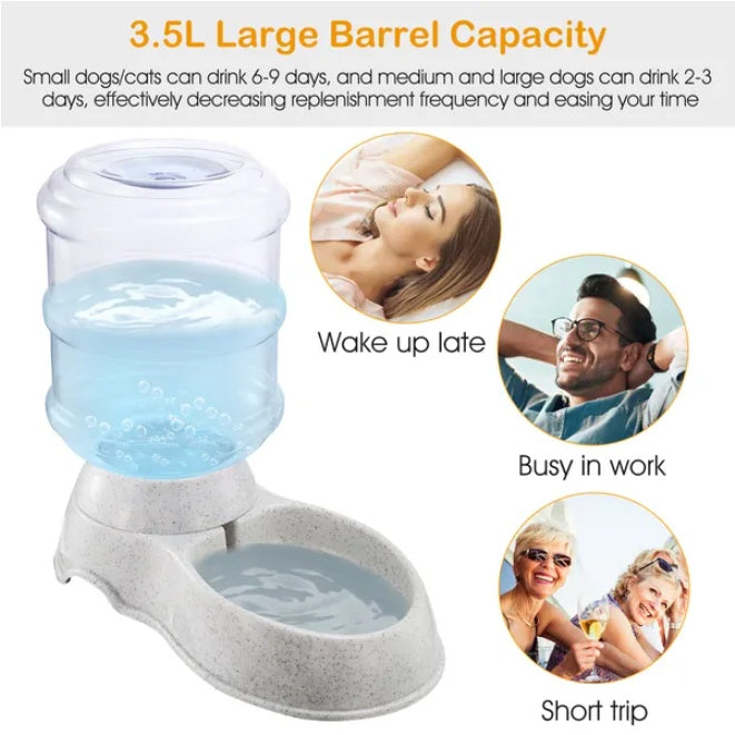 Automatic pet water bowl designed for indoor use