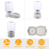 Gravity-flow dog and cat waterer with refillable barrel