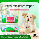 Hypoallergenic pet grooming wipes for gentle no-rinse cleanups