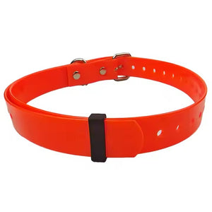 Black waterproof plastic dog training collar for everyday walks