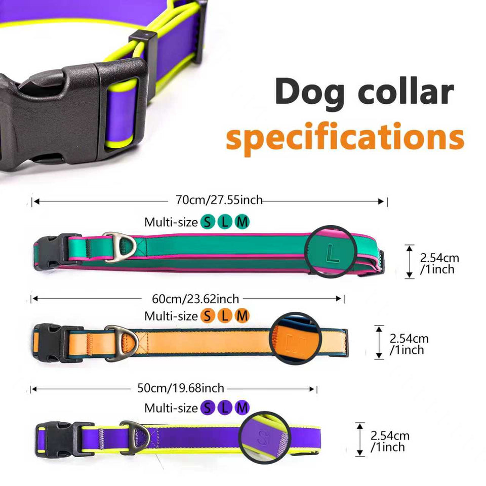 Wear-resistant dog collar made for daily activity and training